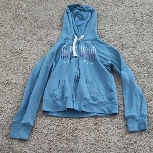 Aeropostale Light Blue Fleece Hoodie
